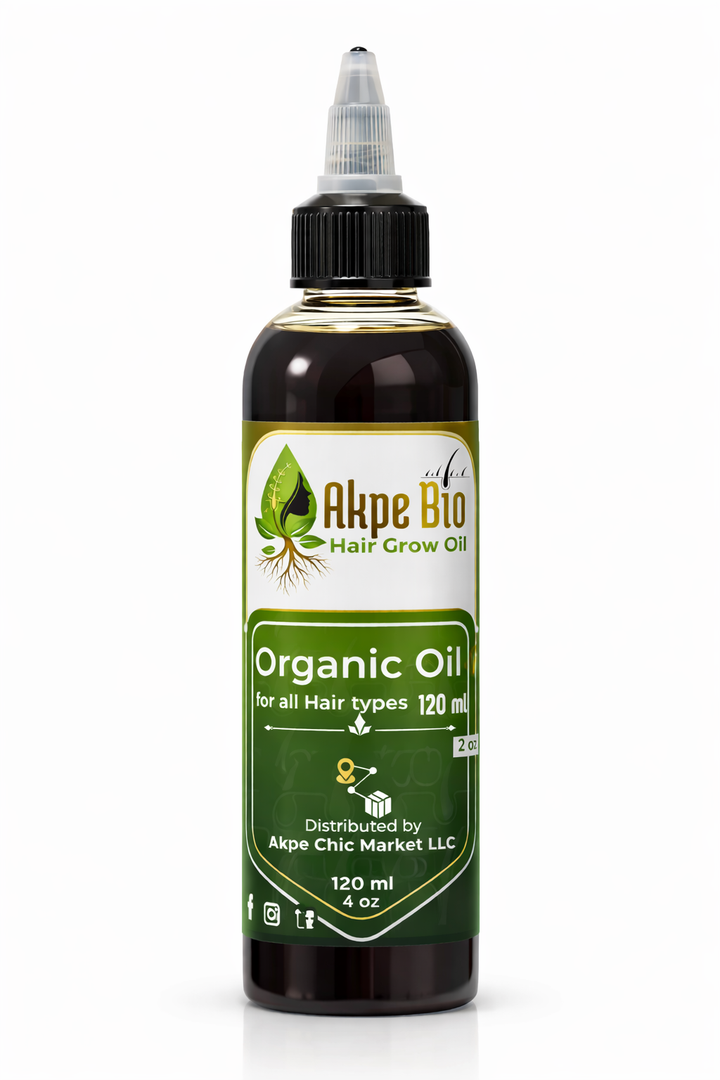 Akpe Bio Hair Grow Oil – Organic Hair Growth & Scalp Nourishing Oil